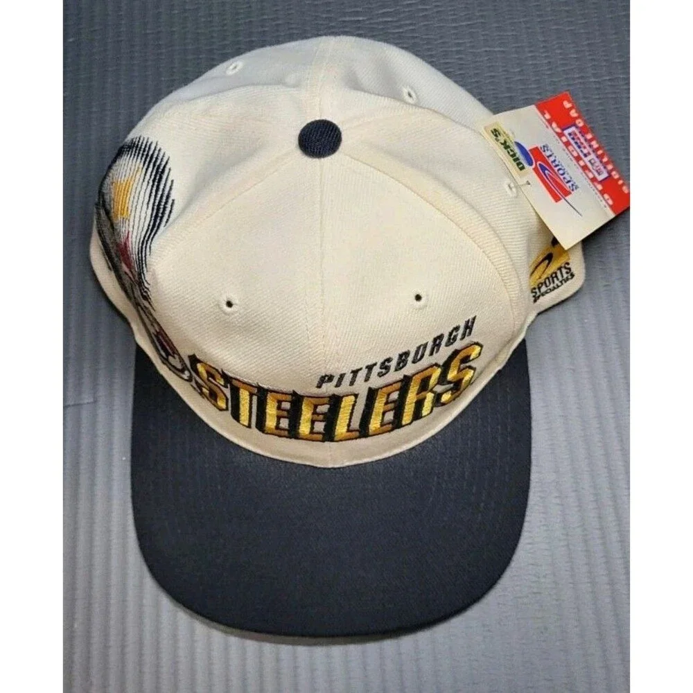 1990s Pittsburgh Steelers Vintage NFL Pro Line Hat Sports Specialties NWT